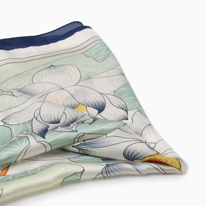 Платок женский MINAKU р-р 70*70 см, цв. зеленый Платок женский MINAKU р-р 70*70 см, цв. зеленый