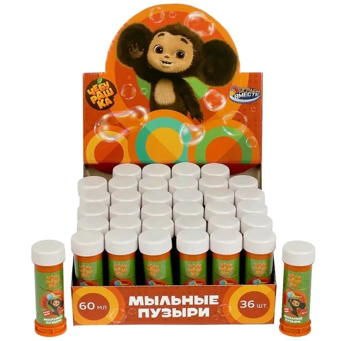 Мыльные пузыри &laquo;Чебурашка&raquo;, 60 мл