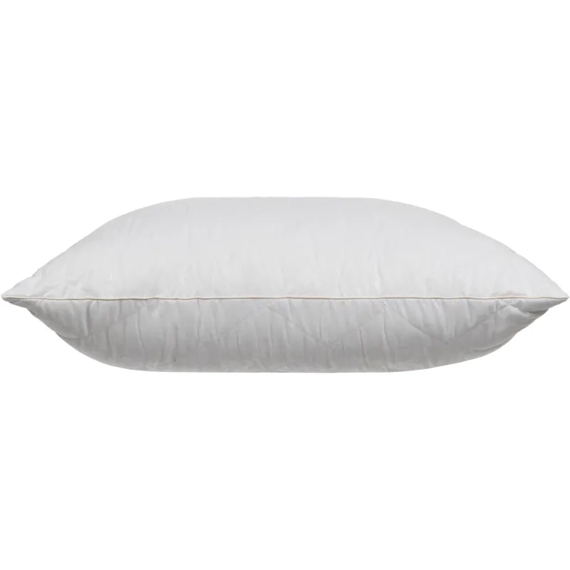 Подушка Luscan 50х70 см стеганная микрофибра/верблюжья шерсть, с кантом