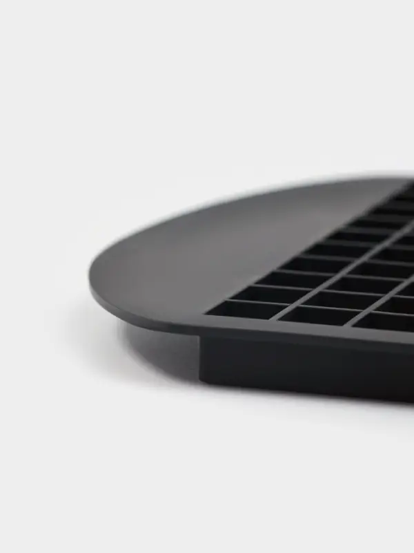 Форма для льда, 24x12 см, 160 ячеек, цвет черный