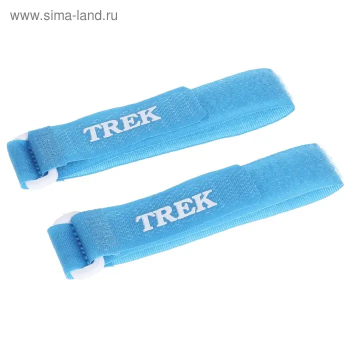 Зажим-липучка для лыж, узкий, бирюзовый, чёрный