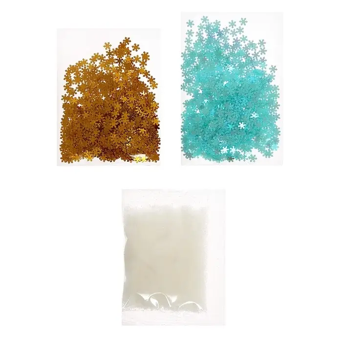 Набор для опытов &laquo;Новогодняя гирлянда&raquo;, снежинки и снег