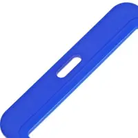 Бейдж горизонтальный, внешний 100 х 78 мм, внутренний 85х54 мм, синий