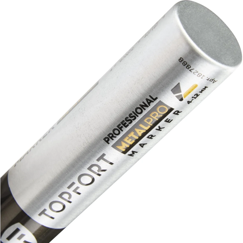 Маркер для металла Topfort MetalPro 4-12 мм черный