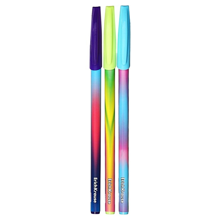 Набор ручек шариковых 4 шт, ErichKrause, Набор ручек шариковых 4 шт, ErichKrause, "Neo Stick Cool Ray" узел 0.7 мм цвет синяя