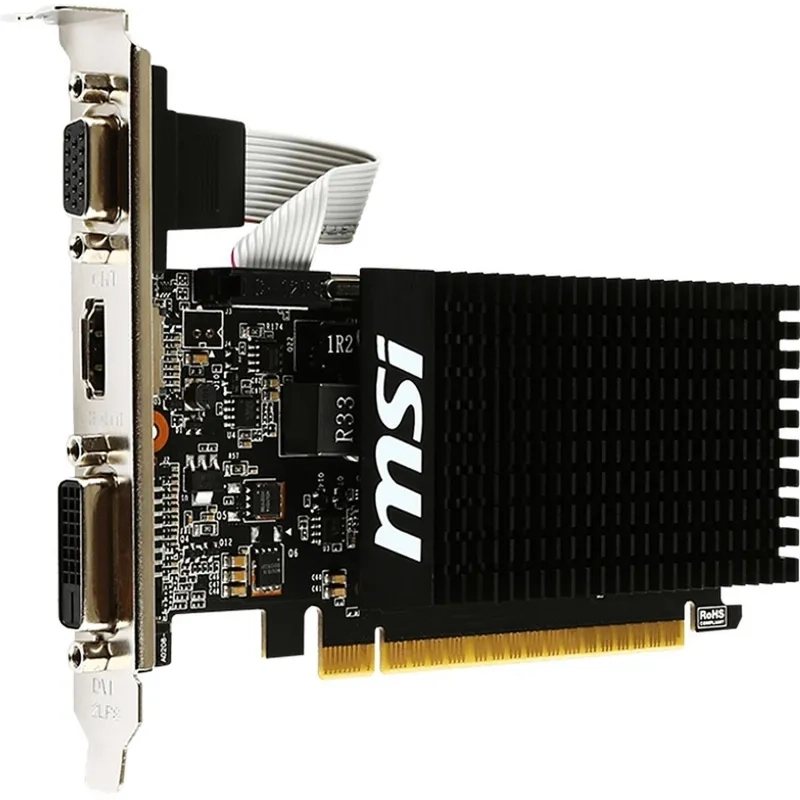 Видеокарта MSI GT 710 2GD3H LP DVIx1 HDMIx1 CRTx1 Low profile
