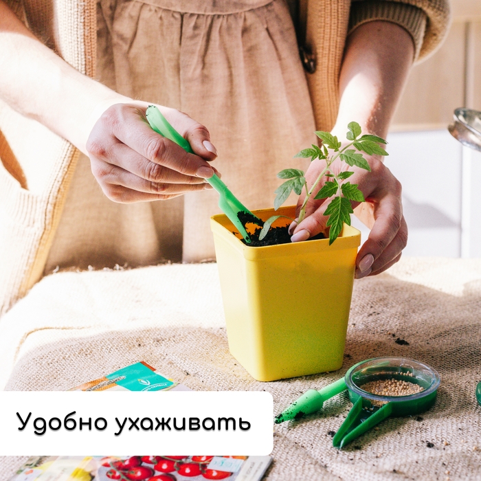 Набор для рассады: стаканы по 200 мл (18 шт.), поддон 36,5 × 17 см, цвет МИКС, Greengo Набор для рассады: стаканы по 200 мл (18 шт.), поддон 36,5 × 17 см, цвет МИКС, Greengo