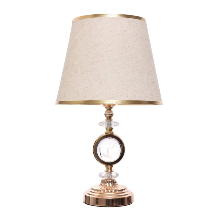 Настольная лампа с подсветкой Настольная лампа с подсветкой "Рунди" Е27 40Вт золото 24х24х41 см