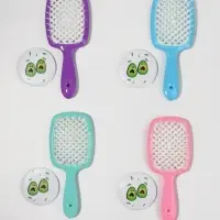 Расческа массажная, с зеркалом Расческа массажная, с зеркалом