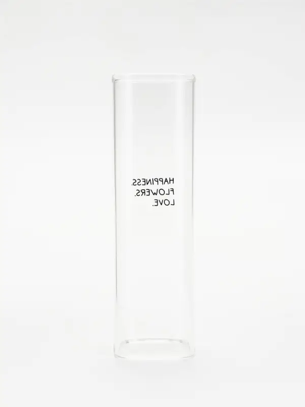 Ваза стеклянная для цветов " Flowers ", 6 х 20 см (530 мл)