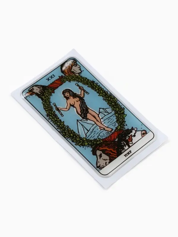 Объемный 3D стикер на телефон &laquo;Мир&raquo;, 7&times;4 см