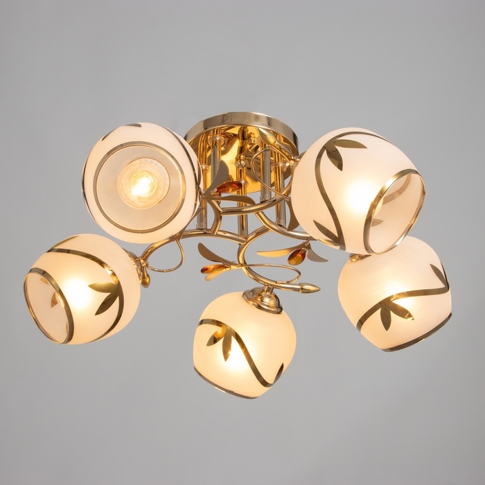 Люстра Люстра "Жаннета" 5х40Вт Е27 Золото МОДЕЛЬ: 2800064