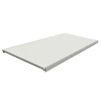 Полка для стеллажа, 30&times;101 см, перфорированная, шаг 2.5 см, белая