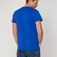 Футболка мужская T-bolka Stretch, ярко-синяя (royal), размер S