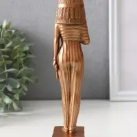 Фигура «Богиня египетская», 19.5×4×5.5 см, бронза