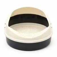 Лоток для кошек &laquo;Космо&raquo;, 51.9&times;37.8&times;21.3 см, с сеткой и бортом, серый