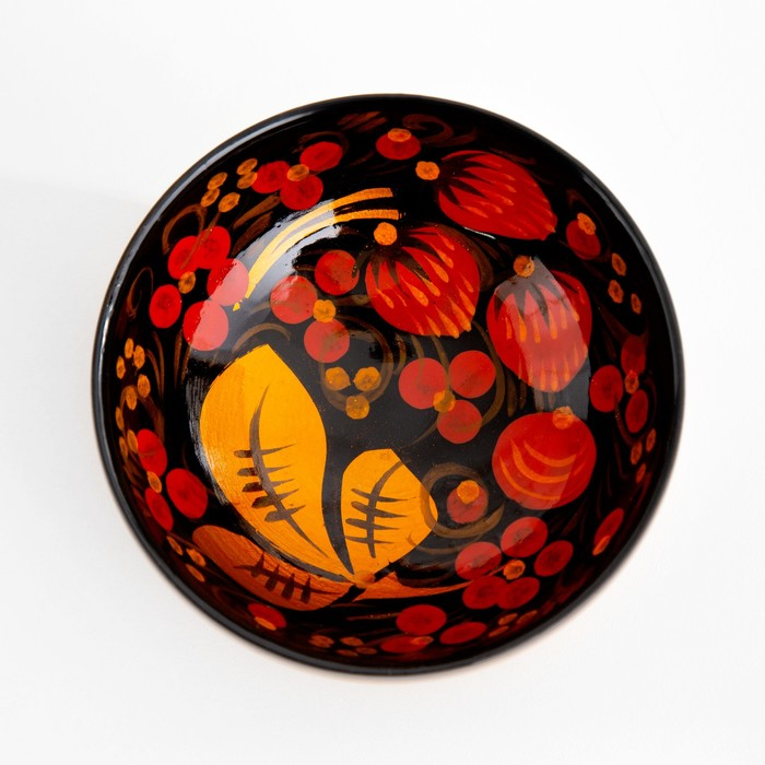 Розетка, 10×4 см, хохлома Розетка, 10×4 см, хохлома