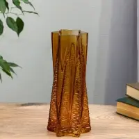 Ваза для цветов &laquo;Флоранс&raquo;, 25&times;11&times;9 см, стекло, коричневая