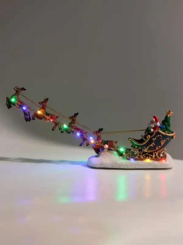 Фигура светодиодная &laquo;Рождественские сани&raquo;, 33.5&times;14 см, 24 LED, AАА&times;3