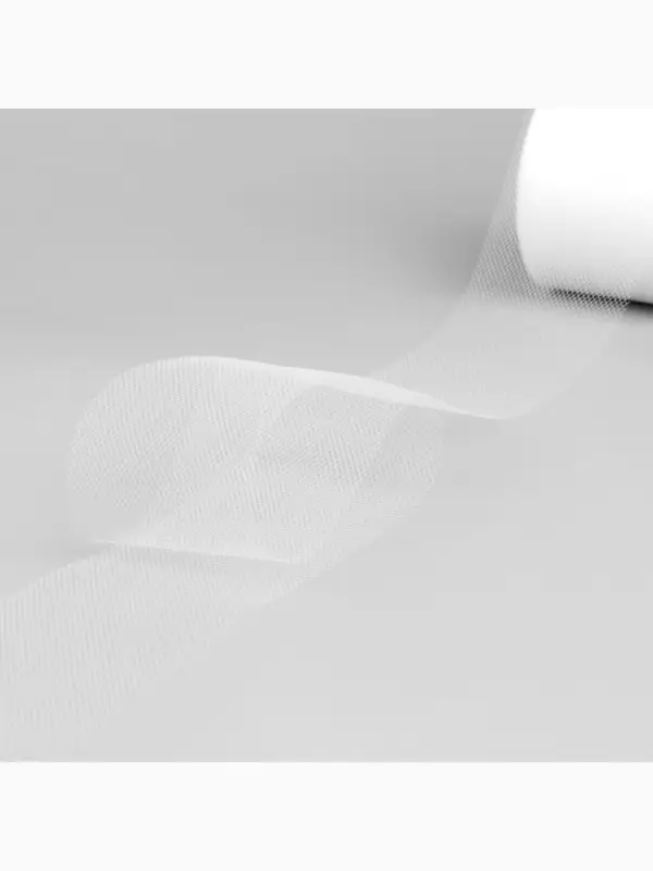 Фатин, 5 см, 23&plusmn;1 м, 11&plusmn;1 г/м&sup2;, белый №1