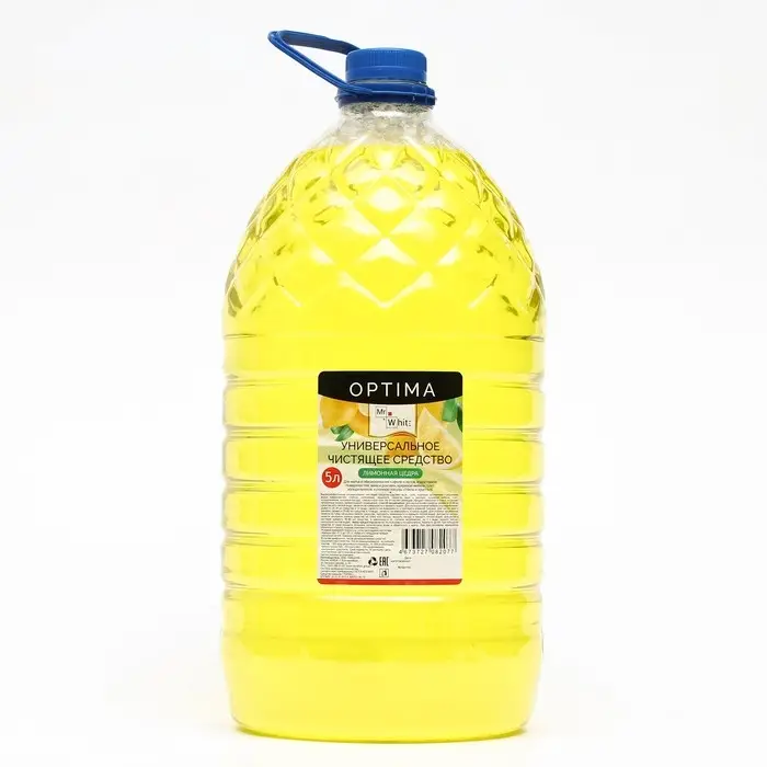 Универсальное чистящее средство Mr.White OPTIMA  Универсальное чистящее средство Mr.White OPTIMA "Лимонная цедра", 5 л