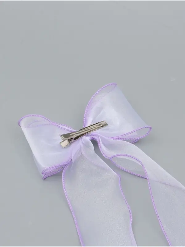 Бант для волос на заколке сиреневый, Холодное сердце Бант для волос на заколке сиреневый, Холодное сердце