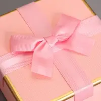 Набор подарочных коробок 3 в 1 квадратные, 19&times;19&times;9.5 см, 17&times;17&times;8 см, 15&times;15&times;6.5 см, с бантом, розовый