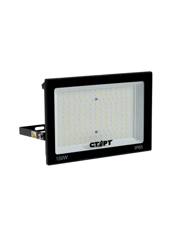 Прожектор светодиодный СТАРТ, 150 Вт, 12750 Лм, 6500К, IP65, чёрный