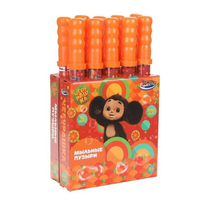 Мыльные пузыри &laquo;Играем вместе. Чебурашка&raquo;, 200 мл, в колбе 38 см