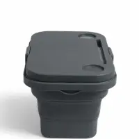 Корзина - столик maclay 2 в 1, складная, 47&times;28.5&times;23.5 см, серая