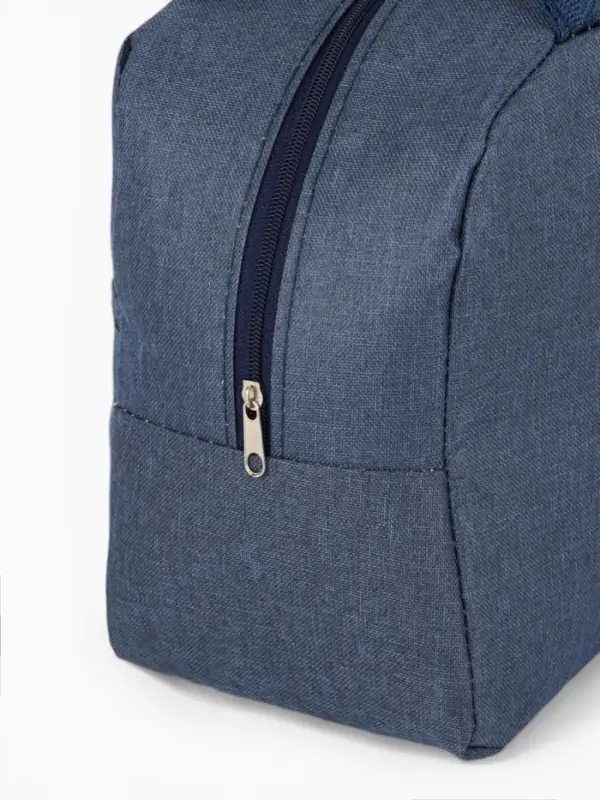 Термосумка на молнии, объём 6 л, цвет синий