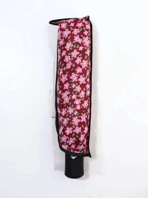 Зонт автоматический &laquo;Цветы&raquo;, 3 сложения, 8 спиц, R=47/55 см, d=94 см, МИКС
