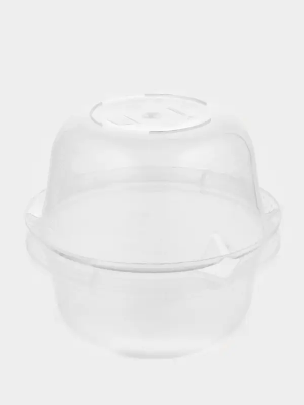 Миска с мерным делением, 4 л, пластик, прозрачная