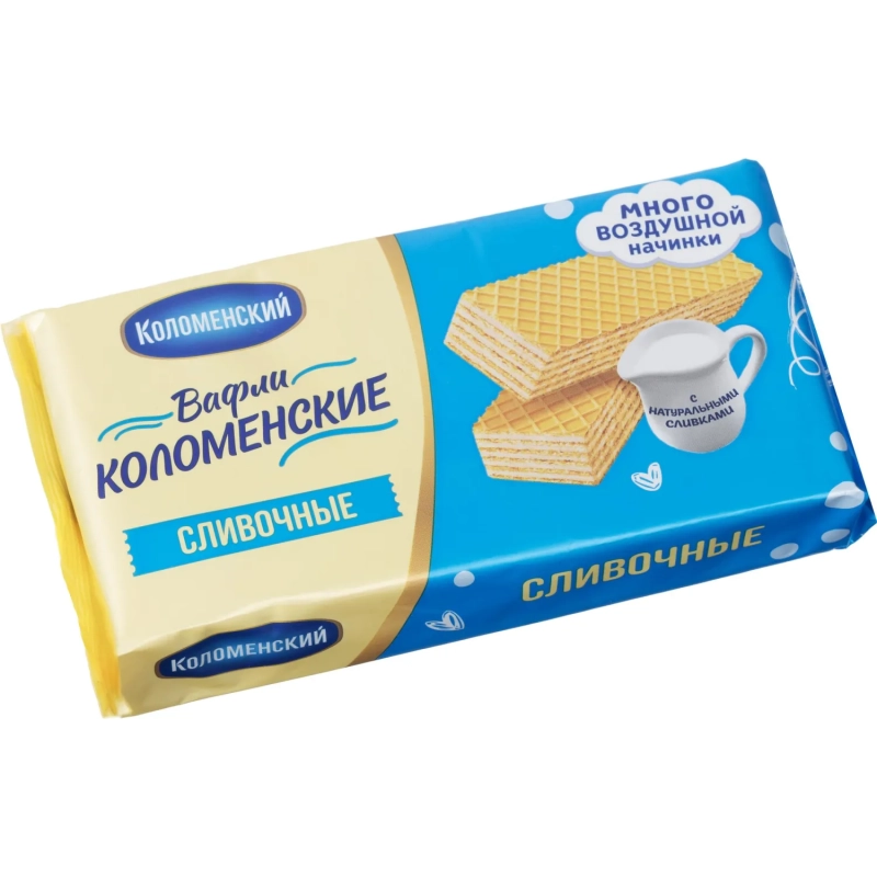 Вафли Коломенские сливочные, 200г