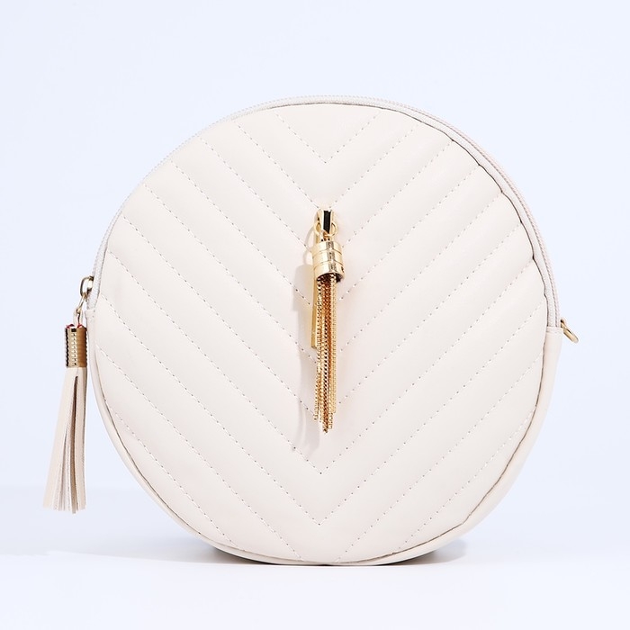 Сумка кросс-боди на молнии, цвет белый Сумка кросс-боди на молнии, цвет белый