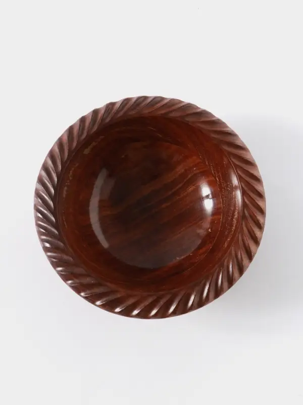 Чаша &laquo;Тарталетка&raquo;, 16&times;16&times;5 см, дерево шишам