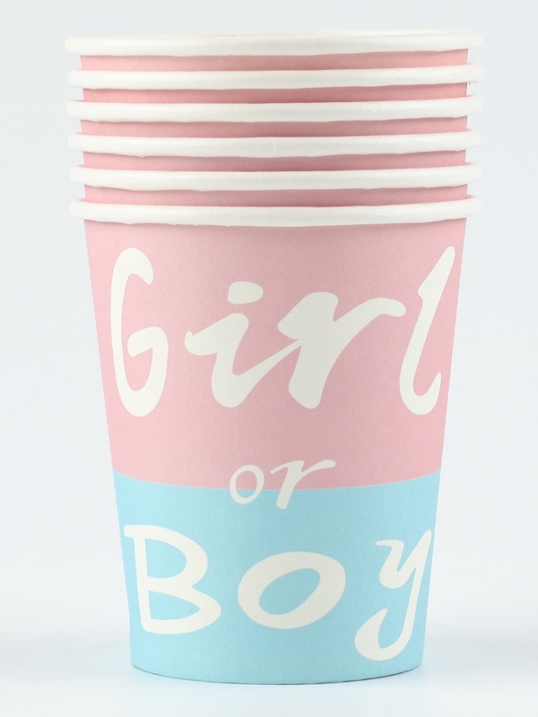 Набор одноразовой посуды «Гендер Пати», 15 предметов Набор одноразовой посуды «Гендер Пати», 15 предметов