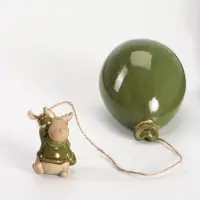 Фигурка на стену &laquo;Лосик на воздушном шарике&raquo;, 12&times;11&times;57.5 см