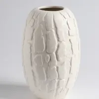 Ваза &laquo;Нуева&raquo;, 22&times;12 см, керамика, белая