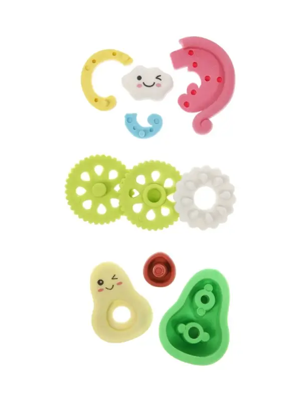 Набор фигурных ластиков, 7 штук, МИКС