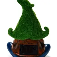Садовая фигура - фонарь из полистоуна &laquo;Гном предсказатель&raquo;, 16&times;16&times;27 см, Greengo