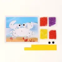 Аппликация EVA крошкой &laquo;Краб&raquo;