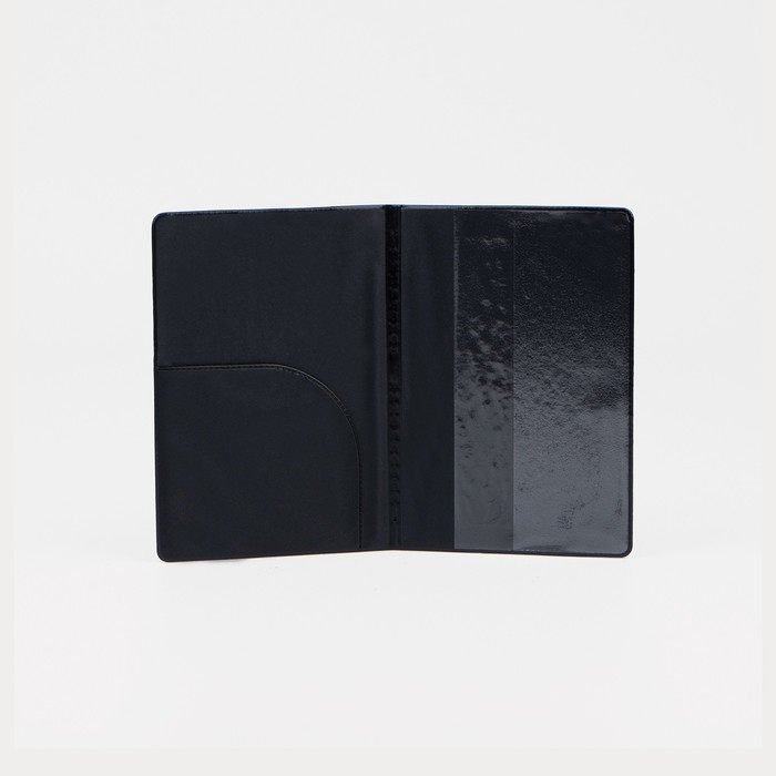 Обложка для паспорта, цвет синий Обложка для паспорта, цвет синий