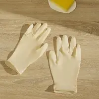 Перчатки тм VETTA, 10 шт, р-р M, латекс, белый цвет