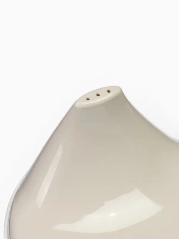 Поильник с ручками, белый/ бежевый