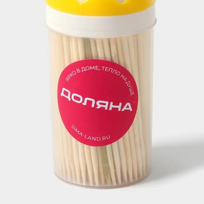 Зубочистки Доляна «Сердца», 190 шт., МИКС Зубочистки Доляна «Сердца», 190 шт., МИКС