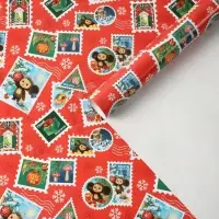 Бумага упаковочная &laquo;Новый год&raquo; 70&times;100 см, Чебурашка