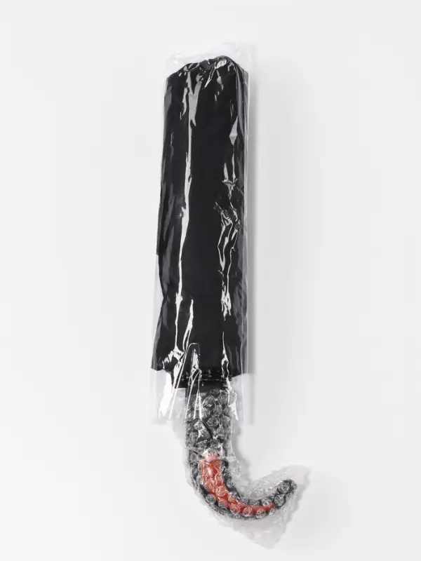 Зонт полуавтоматический &laquo;Однотон&raquo;, 3 сложения, 8 спиц, R=49/57 см, d=98 см, чёрный