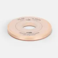 Лента атласная TEIRA, двухсторонняя, 6 мм, 25&plusmn;1 м, бежевая №112