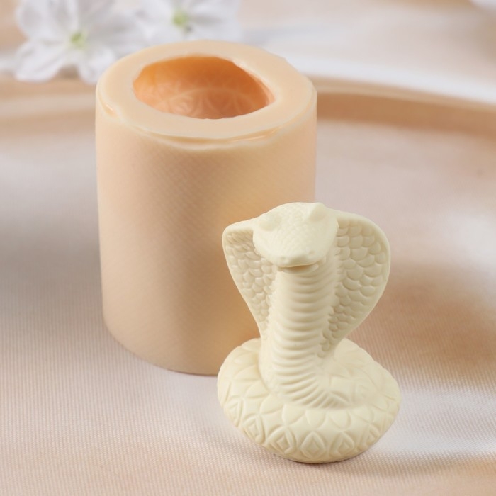 Молд силиконовый Молд силиконовый "Змея №7" 7,5х5,5х5 см